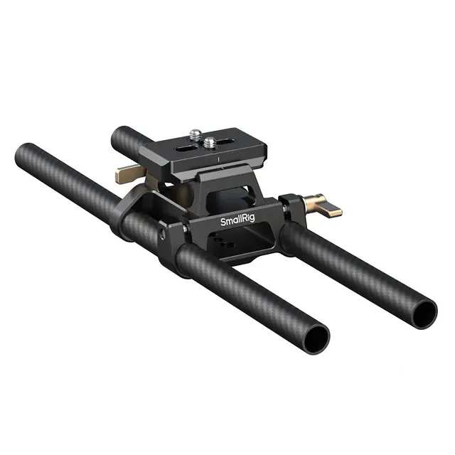 SmallRig 6761 Arca-Type Mount Plate With 15mm Dual Rod Clamp 