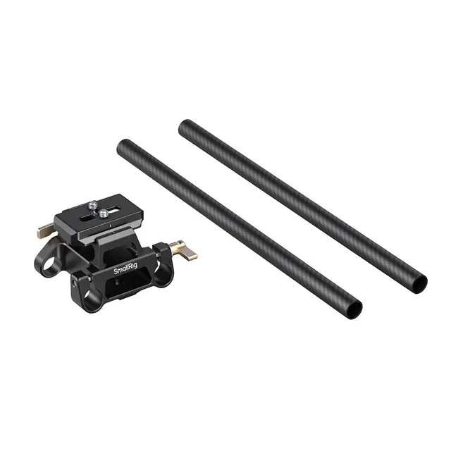SmallRig 6761 Arca-Type Mount Plate With 15mm Dual Rod Clamp 