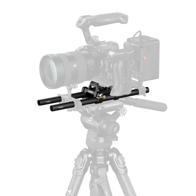 SmallRig 6761 Arca-Type Mount Plate With 15mm Dual Rod Clamp 