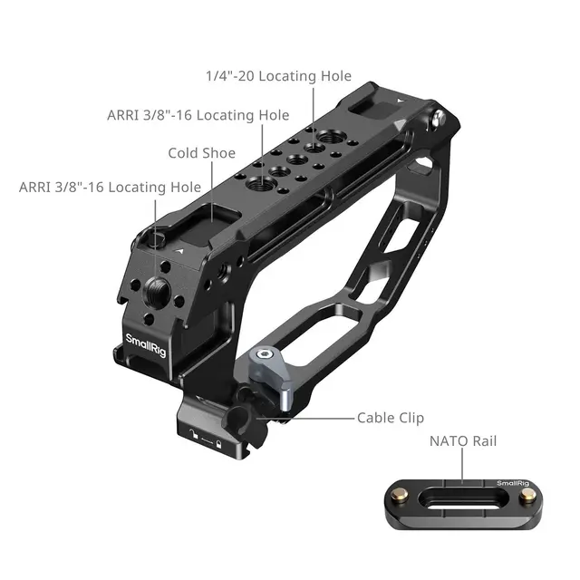 SmallRig 6778 Hawklock Handheld Cage Kit For Sony FX5 