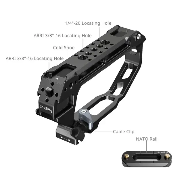SmallRig 6779 HawkLock Handheld Cage Kit With V-Mount Plate for Sony FX5 