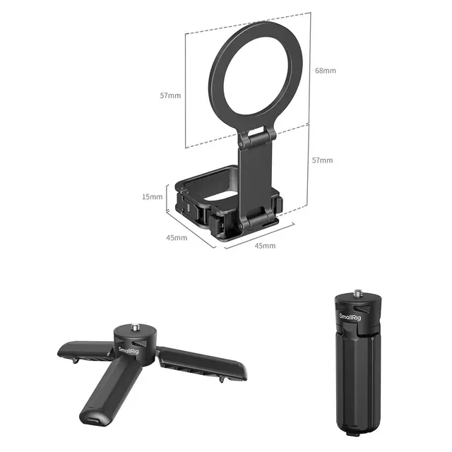 SmallRig 6864 Lightweight Vlog Cage Kit For DJI Osmo Pocket 3 /4 /4P /Xtra Muse 