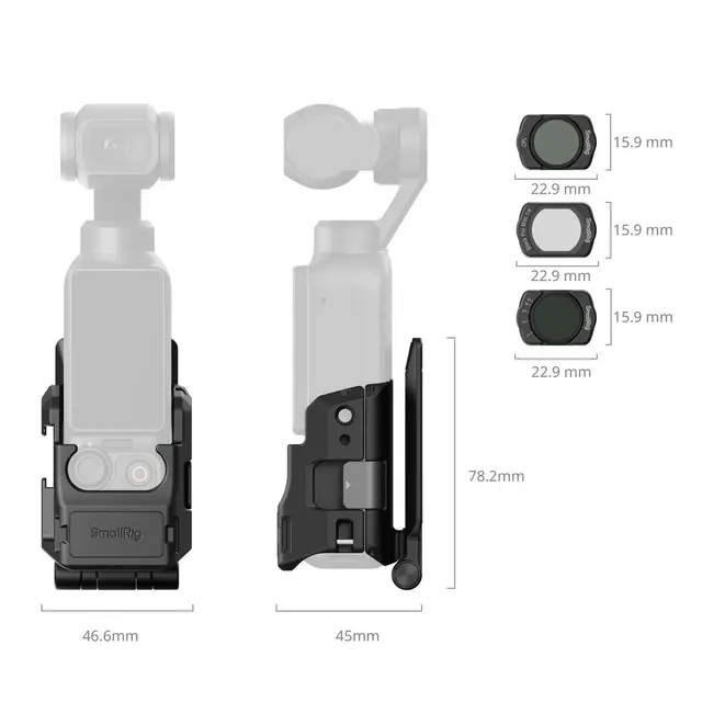 SmallRig 6872 Cage Kit For DJI Osmo Pocket 4 / 3 