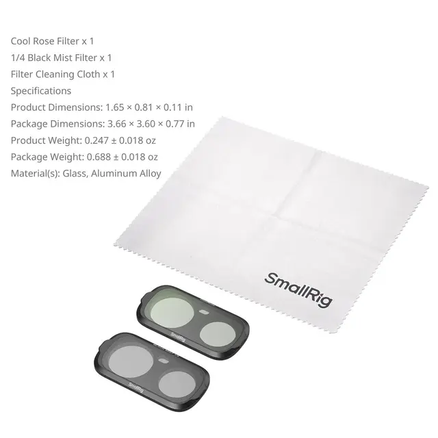 SmallRig 6997 Filter Kit Black For Insta360 Luna Ultra 