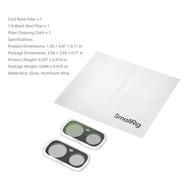 SmallRig 6998 Filter Kit White For Insta360 Luna Ultra 