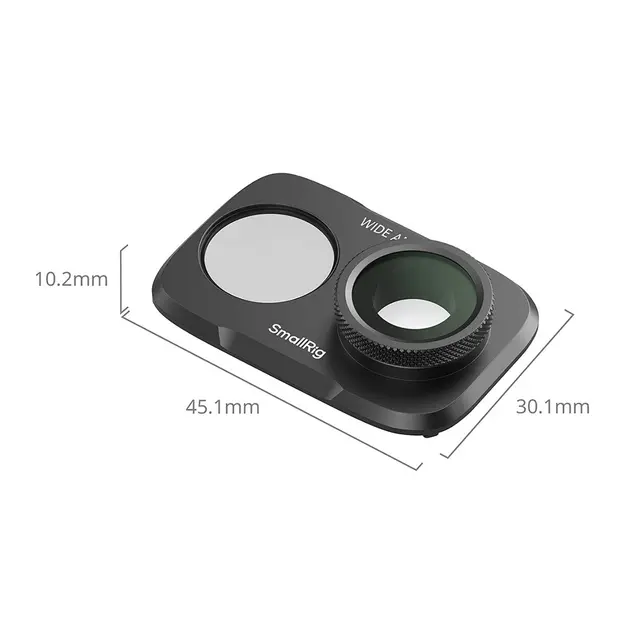 SmallRig 7019 Wide Angle Filter For DJI Osmo Pocket 4P 