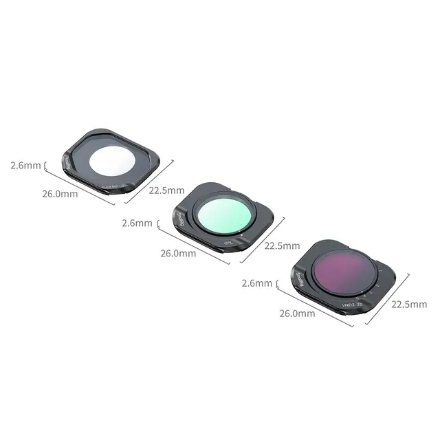 SmallRig 7111 CPL & VND & Black Mist Kit For Insta360 Luna Pro 