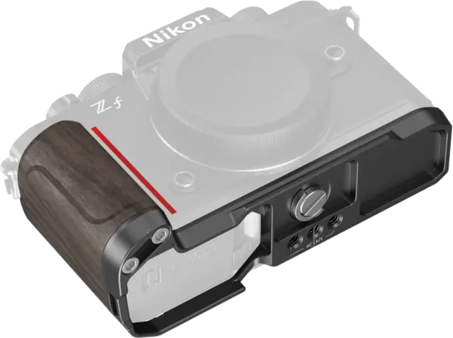 SmallRig 4801 L-Shape Mount Plate With Wooden Handle for Nikon Zf 
