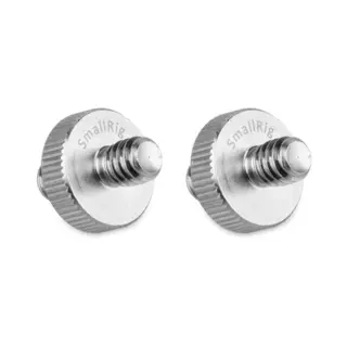 SmallRig 828 Double Head Stud w/1/4&quot;+1/4 Han/Han-skrue i begge ender 2pk