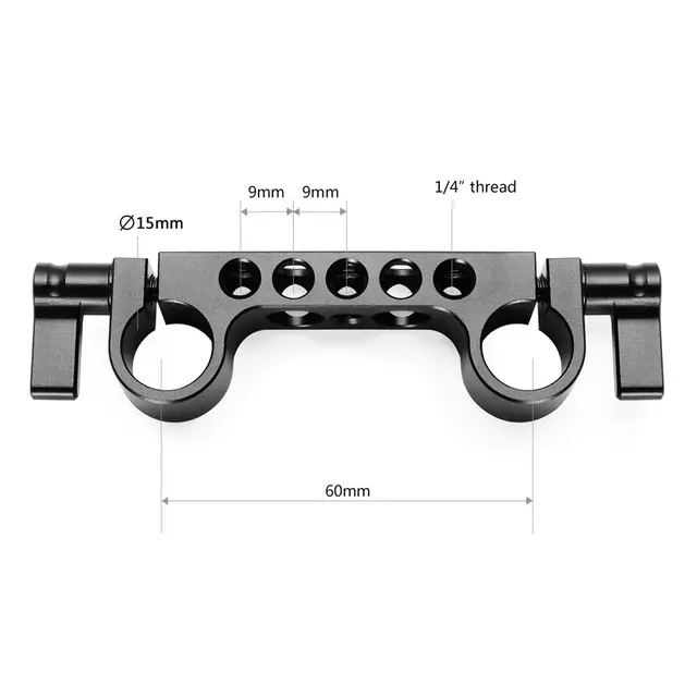 SmallRig 942 Lightw 15mm RailBlock v3 For å koble 15mm rør til annet utsty 