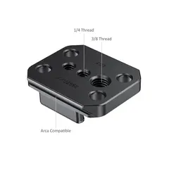 SmallRig 2668 Buckle Adapter for GoPro Festeplate for GoPro glidefeste - Arca S