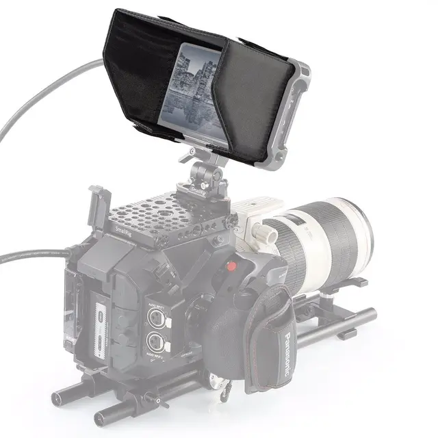 SmallRig 2269 Sun Hood Atomos Ninja V Solskjerm til Cage for Ninja V 