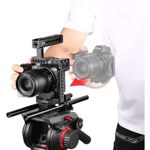 SmallRig 2262 Half Cage QR NikonZ5/Z6/Z7 Inkl. feste for Manfrotto 501 