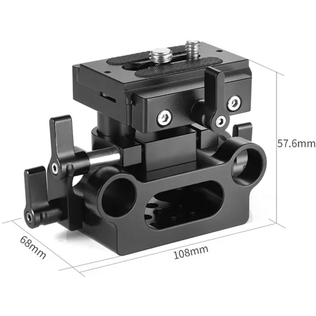 SmallRig 2272 Rail Supp Syst Baseplate Universal 15mm 