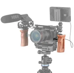 SmallRig 2093 Univ Wooden Side Handle Sideh&#229;ndtak grep i tre, for kamerabur