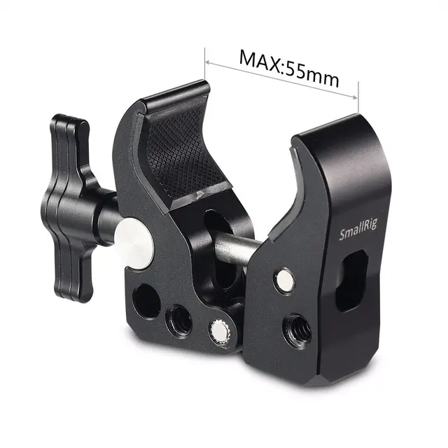 SmallRig 2220 Mini Super Clamp Ekstra kraftig miniklemme. 2,5 kg 