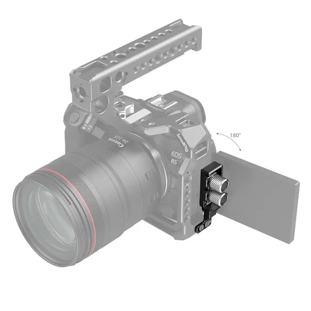 SmallRig 2981 Cable Clamp for R5 and R6 Kabelholder for bur Canon EOS R5/R6 