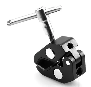 SmallRig 2058 mini Super Clamp 2 pakk 2 stk miniklemme med gjengefester 1,5 kg