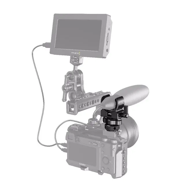SmallRig 2352 Shotgun Mic Holder Cold Mikrofonholder for blitsko og med klemme 