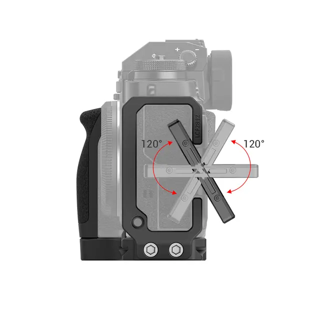SmallRig 2812 L-Bracket Fujifilm X-T4 Vinkelskinne Arca Swiss horisontalt 