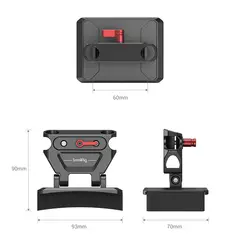 SmallRig 3183 Lightweight Chest Pad Med Rod Clamp MD3183