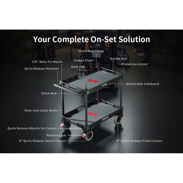 SmallRig 4573 36" Lightweight Cart For Video Production 