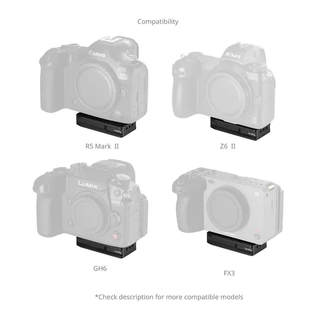 SmallRig 5422 Arca-Swiss Mount Plate Festeplate AirTag / SmartTag2 
