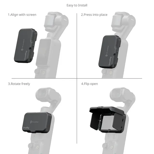 SmallRig 6918 Foldable Shading Hood For DJI Osmo Pocket 3 / 4 