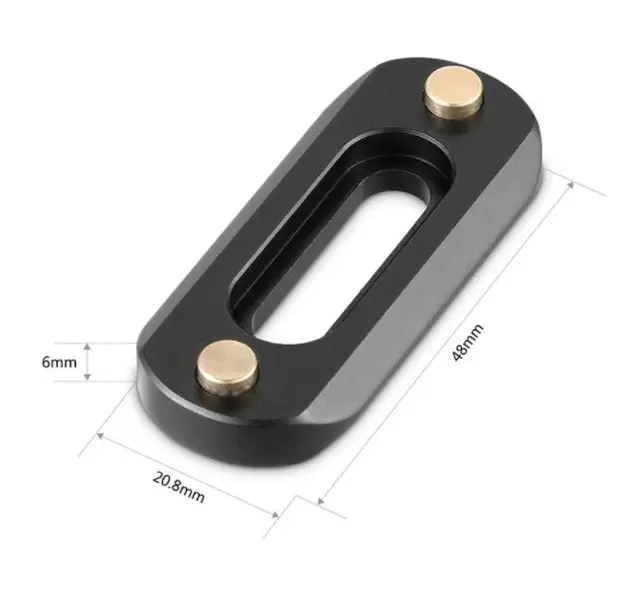 SmallRig 2172 Low profile Nato Rail 48mm 48mm Lavprofil festeskinne 