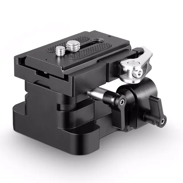 SmallRig 2092 Universal Base Plate 15mm Rail Support System 