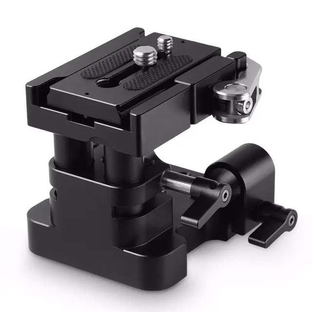 SmallRig 2092 Universal Base Plate 15mm Rail Support System 