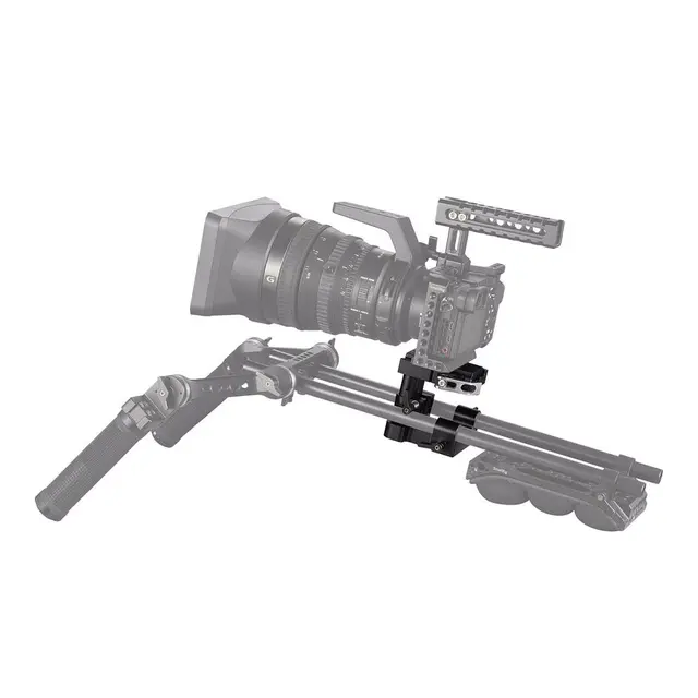SmallRig 2092 Universal Base Plate 15mm Rail Support System 