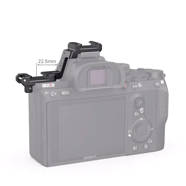 SmallRig 2662 Cold Shoe Extension Plate 2x blitssko for Sony A7 III og A7R III 