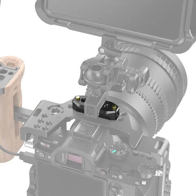 SmallRig 2521 Nato Rail 48mm w/ ARRI Loc Nato skinne m/ Arri feste 4,8 cm 