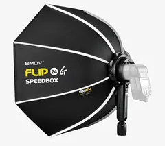 SMDV Speedbox-Flip24G Speedlite 60cm Okta-softboks for Speedlite blitser 60cm
