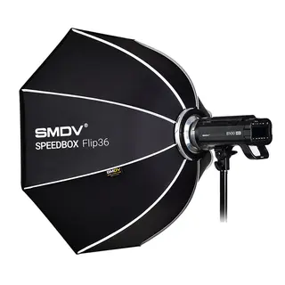 SMDV Speedbox-Flip 36 90cm Octa softboks For studioblits