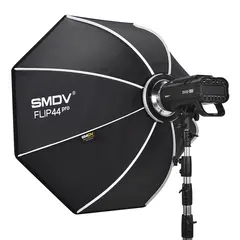 SMDV Speedbox-Flip 44 PRO 110cm 110cm Softboks studioblits Avtagbar Dif.