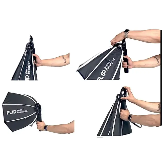 SMDV Speedbox-Flip Beauty Dish 20 50cm Superrask softboks for Speedlite ø50cm 