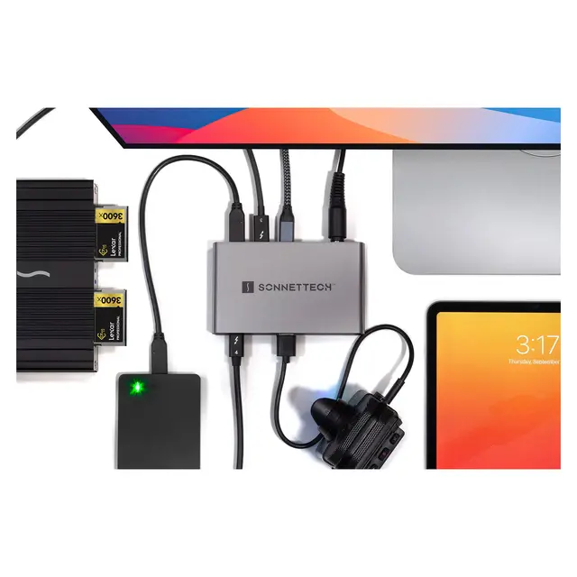 Sonnet Echo HB5 Thunderbolt 4 Dock Docking Stasjon Thunderbolt 4 
