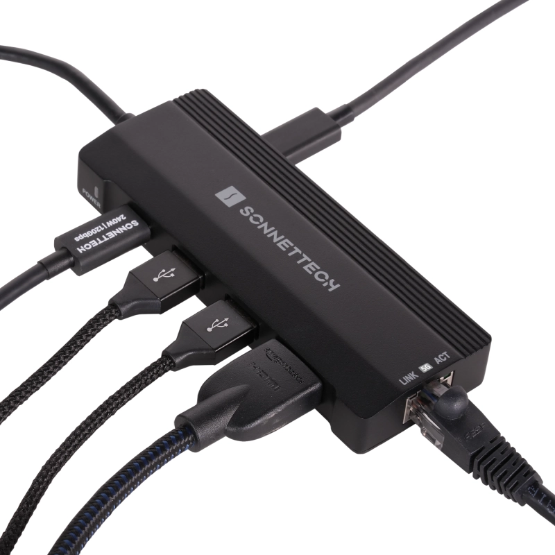 Sonnet Echo 6 USB-C 5GbE Multi Hub 4K 60Hz HDMI + 5GbE + Power Delivery
