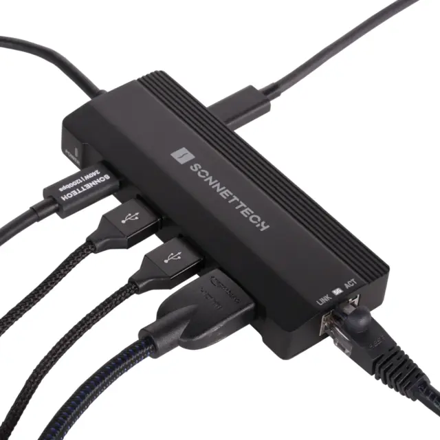 Sonnet Echo 6 USB-C 5GbE Multi Hub 4K 60Hz HDMI + 5GbE + Power Delivery 