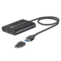 Sonnet Displaylink Dual Displayport Adap USB-A til Dual DP Adapter for Mac M1