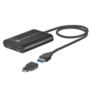 Sonnet Displaylink Dual HDMI Adapter USB-A til Dual HDMI Adapter for Mac M1