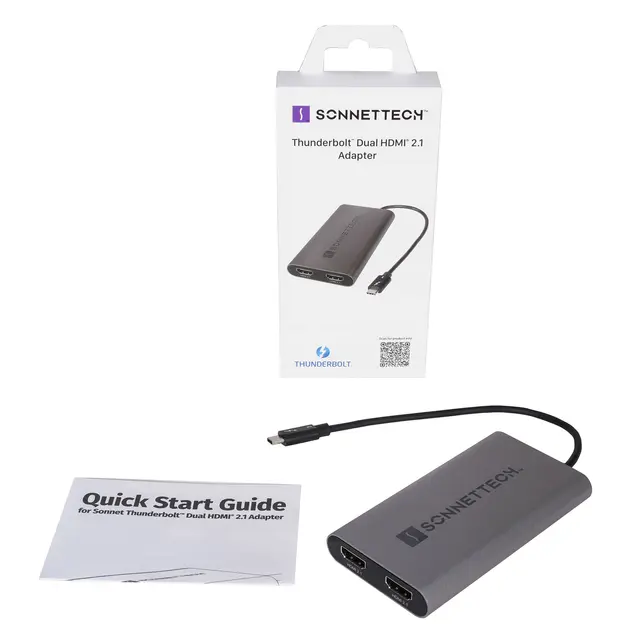 Sonnet Thunderbolt Dual 4K HDMI Dual 4K HDMI 2.1 Adapter 