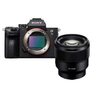 Sony A7 III m/ Sony FE 85mm f/1.8 Kamerapakke med objektiv