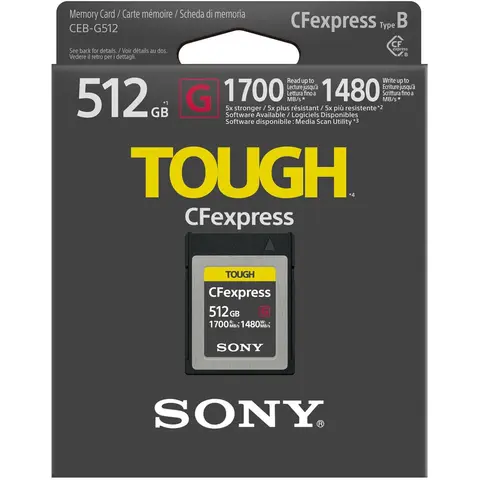 Sony Tough CFexpress Type B 512GB R 1700MB/s W 1480MB/s