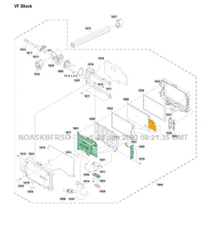 Sony Spare Part VF BLOCK ASSY PXW-FX9 & ILME-FX6