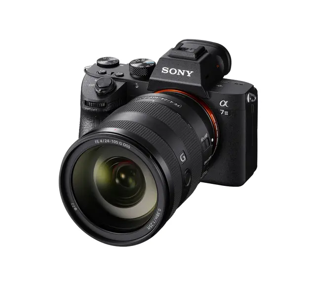 Sony A7 III Kit med 24-105mm f/4 OSS Kamerapakke med objektiv 