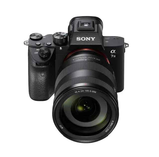 Sony A7 III Kit med 24-105mm f/4 OSS Kamerapakke med objektiv 