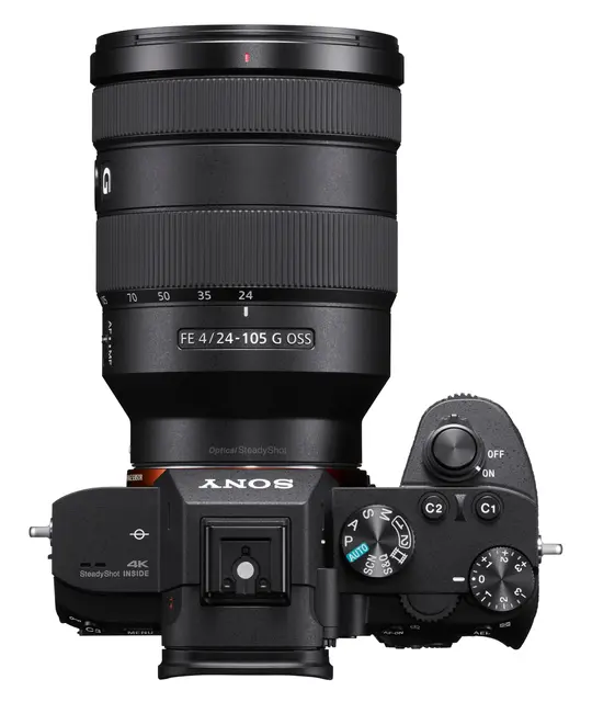 Sony A7 III Kit med 24-105mm f/4 OSS Kamerapakke med objektiv 